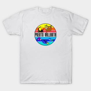 Puerto Vallarta Mexico Beach Tropical Fish Toucan T-Shirt